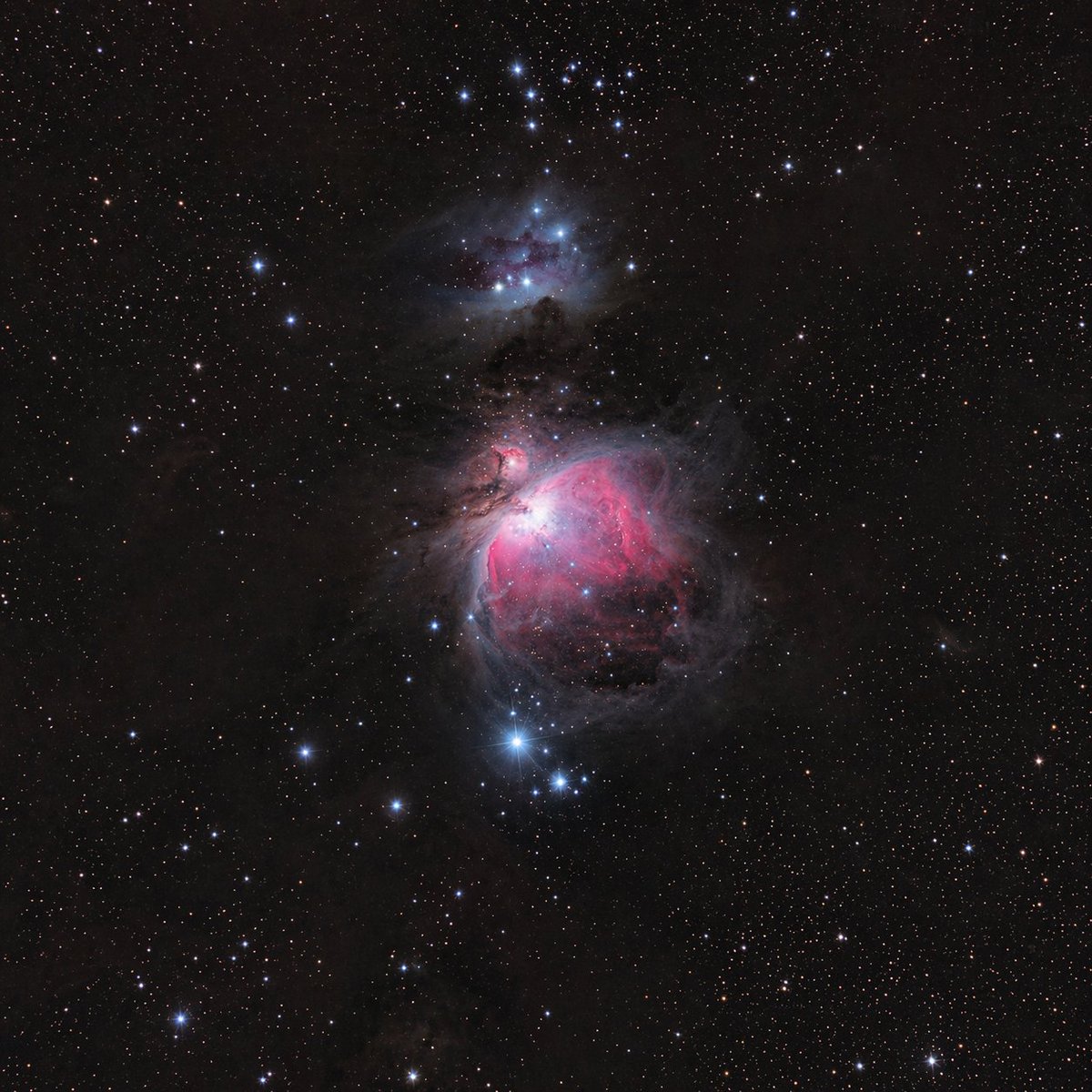 picture perfect image of the {argument name="celestial object" default="Great Orion Nebula"}