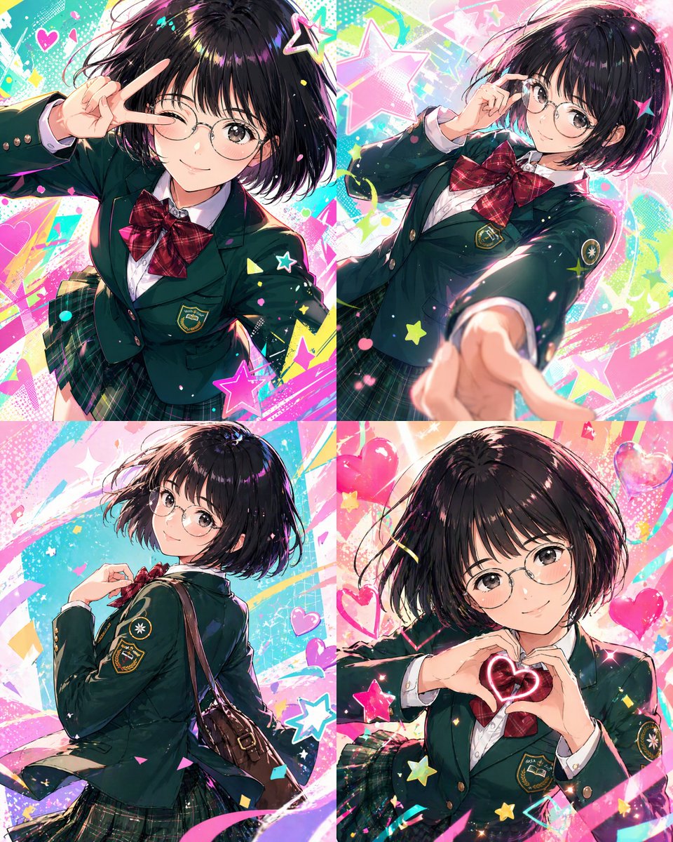 Make this more in a modern {argument name="style" default="Vtuber-style"} with flashy colors and a fun, pop feel. Pleas…