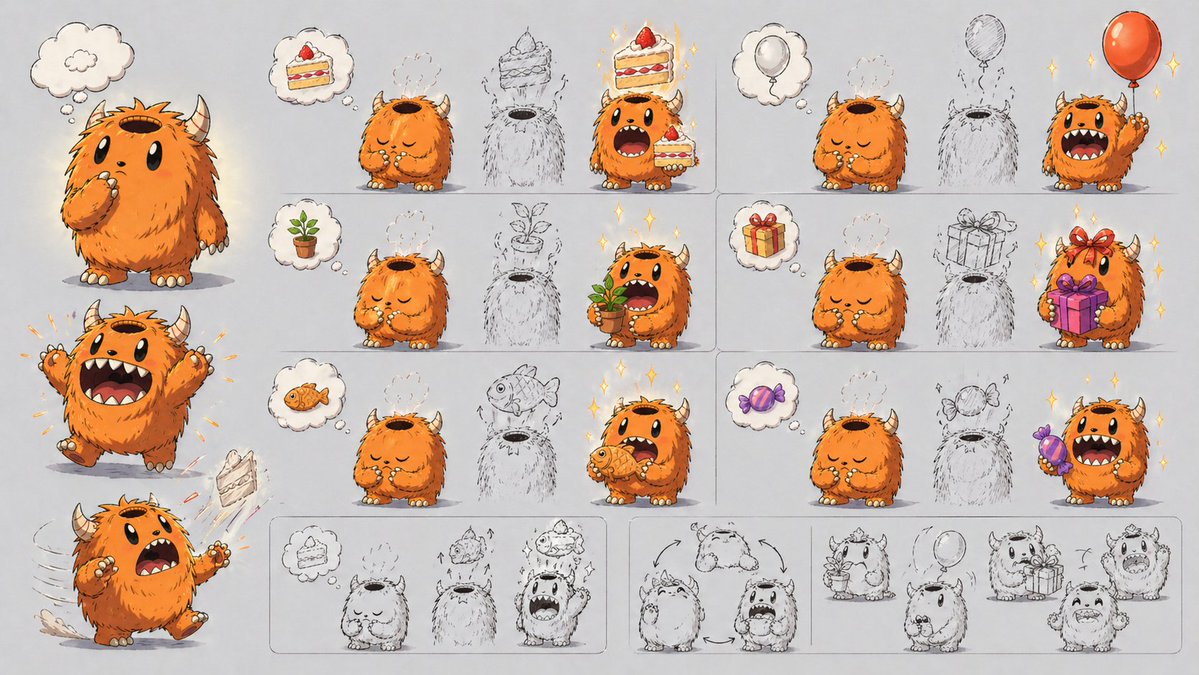 {"type":"character design mechanics sheet","style":"cute storybook concept art, polished digital illustration mixed wit…