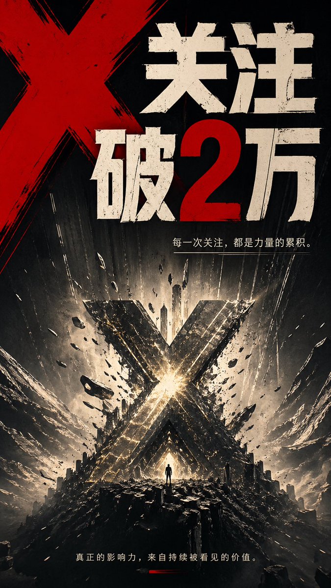 A dramatic vertical poster in a dark cinematic graphic-novel style, dominated by a giant red painted X in the upper lef…