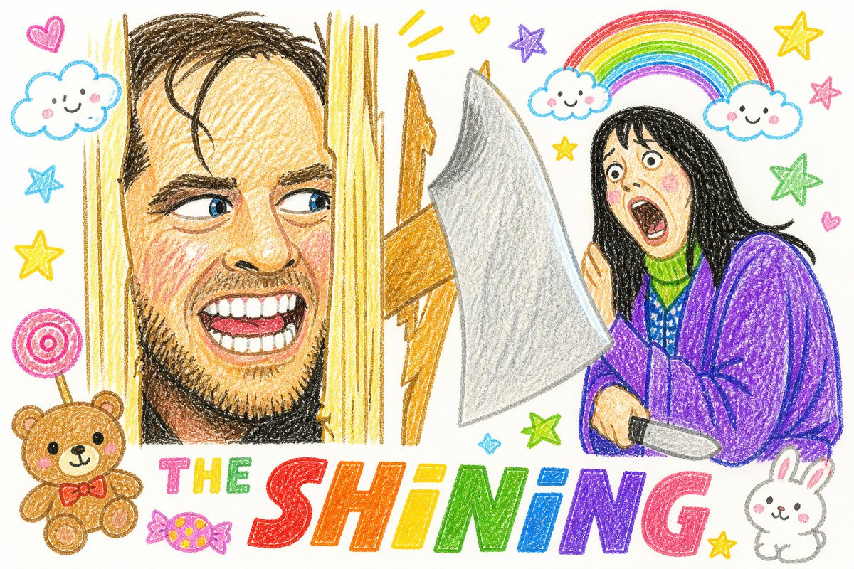 Using the provided reference image, recreate the same poster composition and character placement but transform it into …
