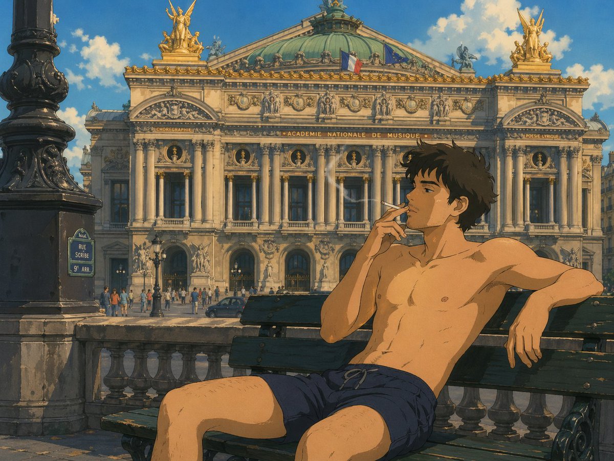A warm, painterly anime illustration in a Studio Ghibli-inspired style, showing a {argument name="subject type" default…