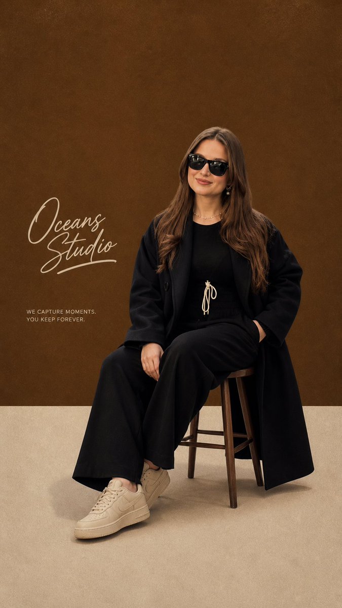 A modern minimalist editorial poster featuring a {argument name="subject" default="stylish young woman"} inspired by th…