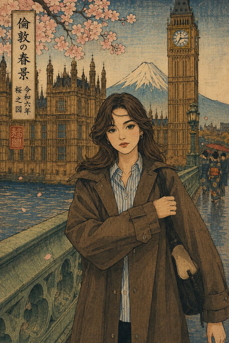 Transform this photo into an authentic {argument name="art style" default="Japanese Ukiyo-e woodblock print style"}. Th…
