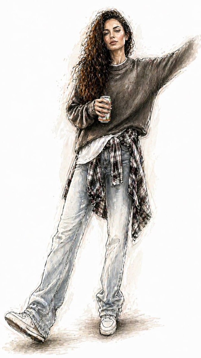 Transform the uploaded photo into a {argument name="style" default="full-body watercolor fashion illustration"} in the …