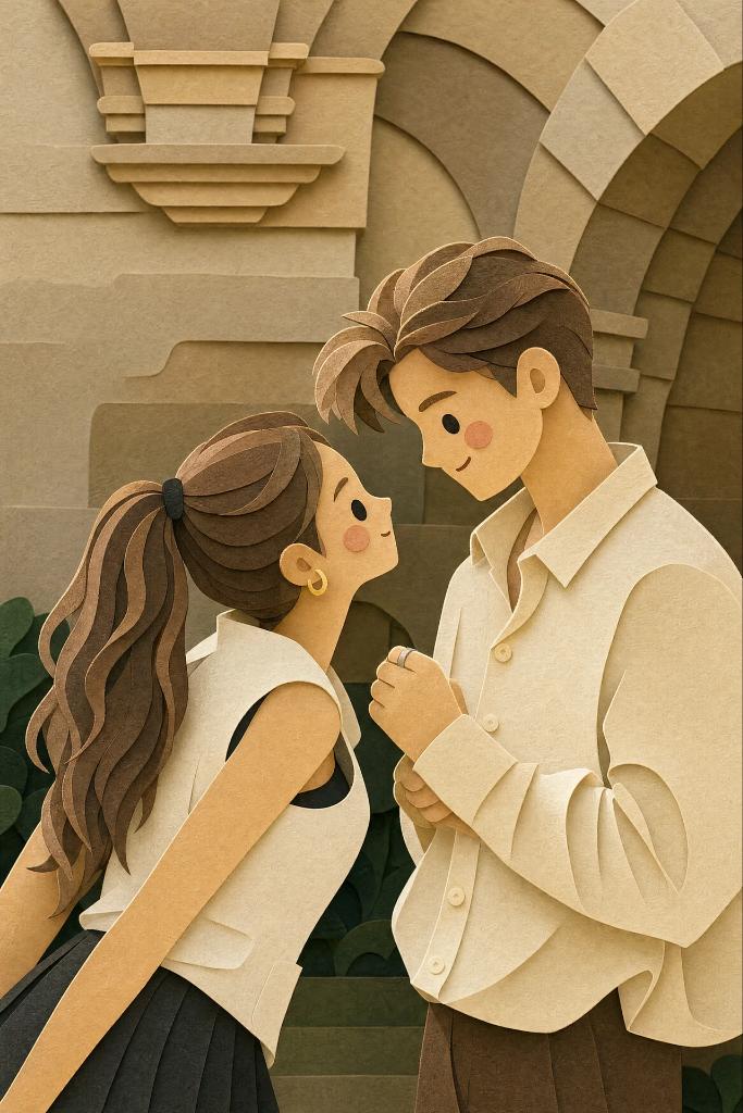 { "style": "{argument name="style" default="layered paper-cut illustration, papercraft diorama, handcrafted aesthetic"}…