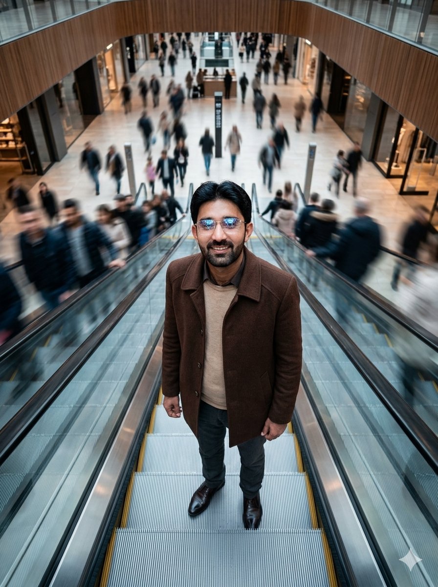 Create a hyper-realistic cinematic 35mm portrait photograph from an extreme overhead, drone-like viewpoint looking down…