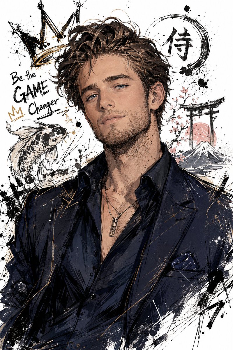 Generate an illustration of "me" as you imagine it. Features include a {argument name="style" default="Japanese illustr…