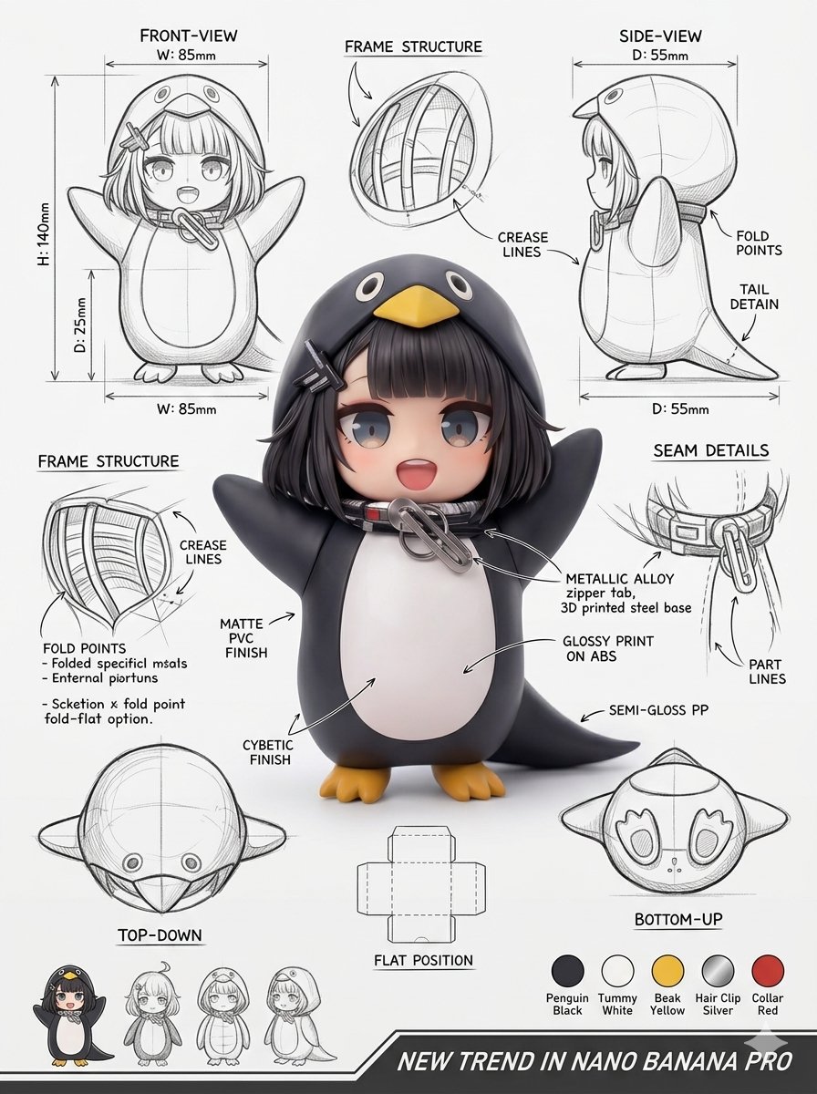 Using the supplied reference image, produce a professional industrial-design packaging illustration sheet for the packa…