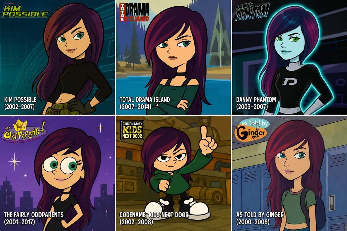 Can you make me into {argument name="count" default="6"} characters in {argument name="era" default="2000s"} cartoon sh…