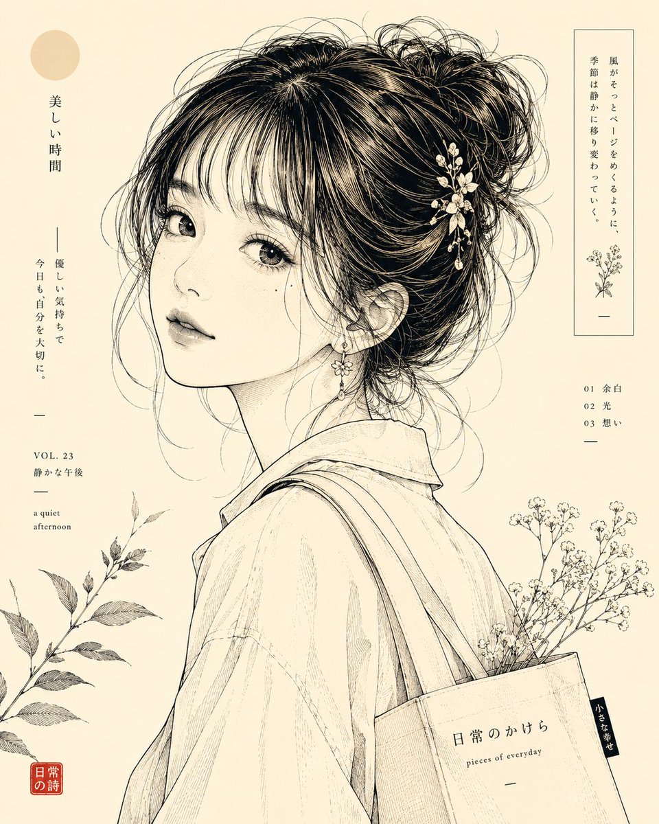 Transform the person in the photo into {argument name="style" default="Contemporary Japanese line-art illustration"}, u…