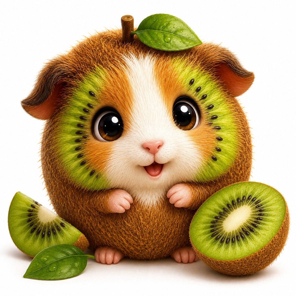 Adorable baby {argument name="animal" default="[ANIMAL]"} merged with {argument name="fruit" default="[FRUIT]"}, {argum…