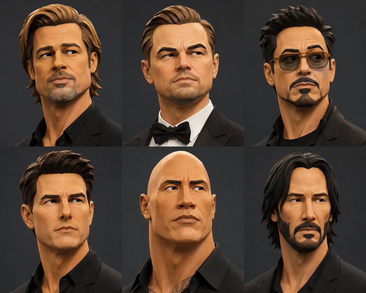 The style of an original stylized 3D portrait illustration with the aesthetic of a {argument name="style" default="coll…