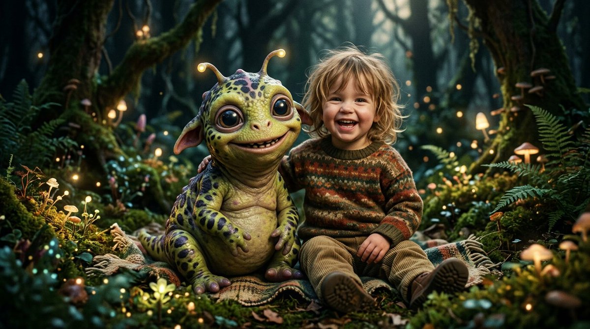 realistic portrait photography, a {argument name="subject" default="smiling toddler boy"} beside his adorable smiling p…