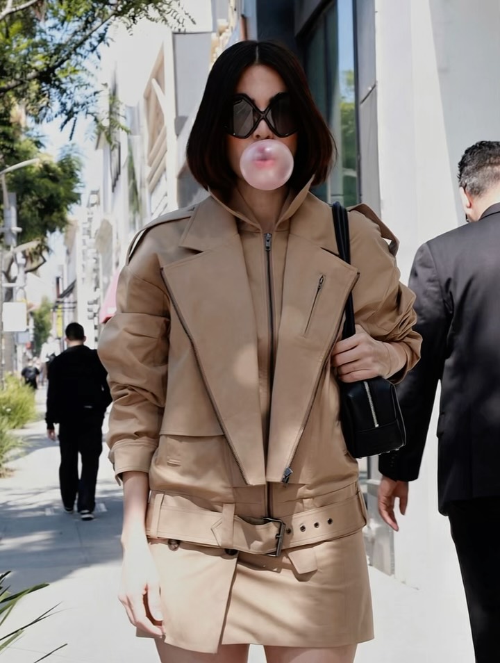 Fashion editorial photo of a {argument name="subject" default="woman"} standing