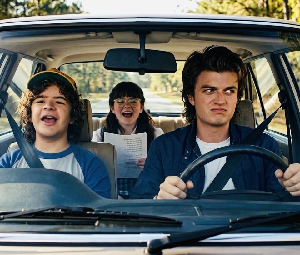 Photo albam of “{argument name="characters" default="Steve(Joseph David Keery)& Dustin(Gaten Matarazzo)& Suzie(Gabriell…