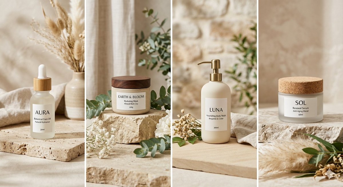 A professional prompt for generating realistic, elegant {argument name="product type" default="beauty and wellness"} pr…