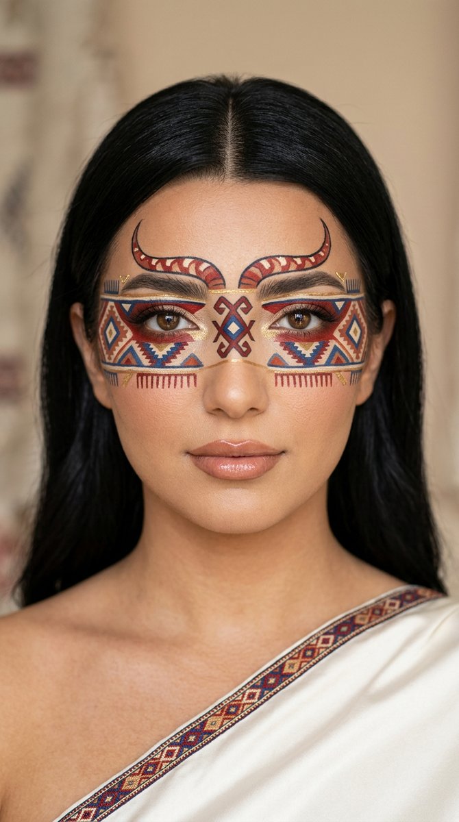 { "concept": "{argument name="concept" default="wearable_art_makeup_anatolian_kilim_motifs_turkish_series"}", "format":…