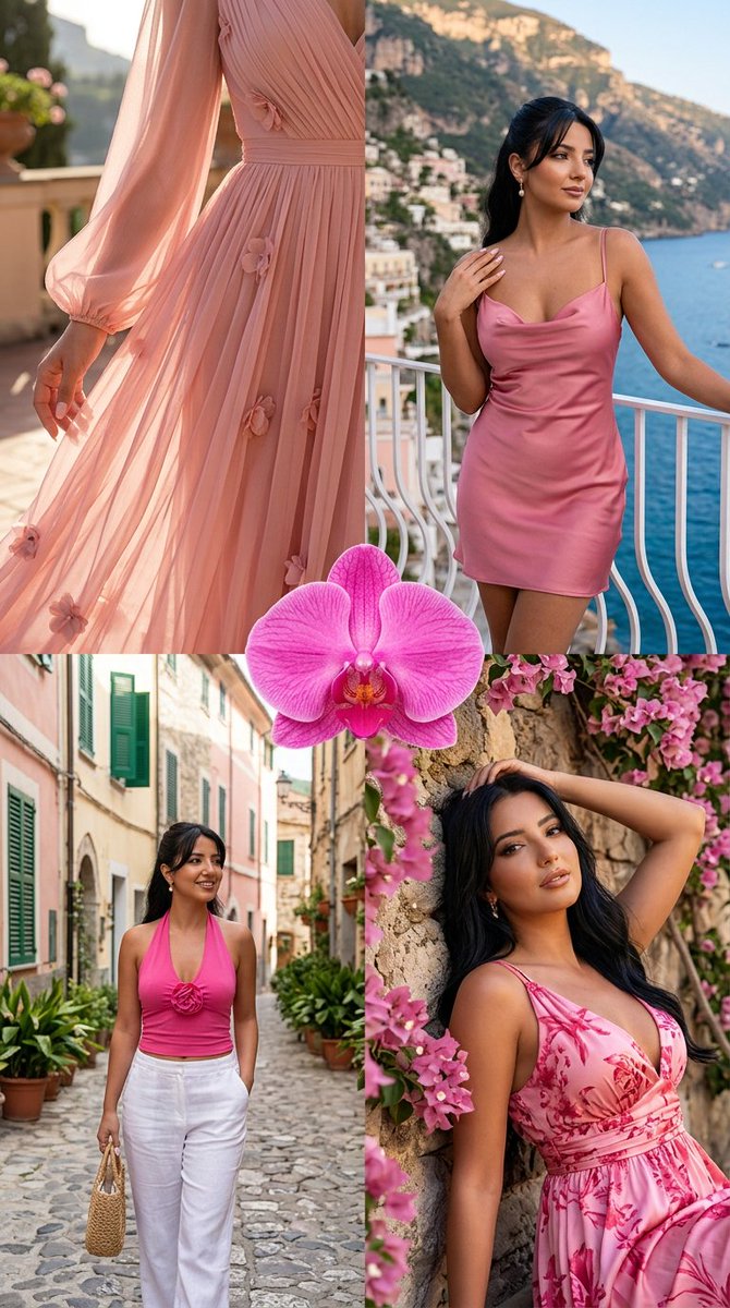 Ultra-photorealistic vertical 4:5 summer fashion mood-board collage, arranged as a clean 2x2 grid with four cohesive fr…