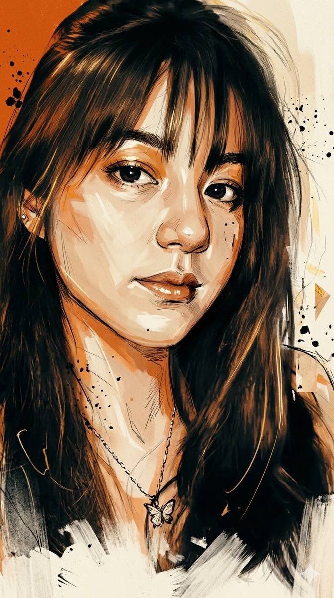 An ultra-stylistic cinematic portrait illustration that blends design, tactical aesthetics, and expressive fine art ske…